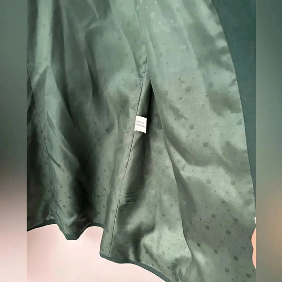 Vintage Talbots Blazer Jacket dark forest Green Wool  Vintage USA Women - Picture 10 of 10